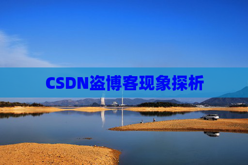 CSDN盗博客现象探析